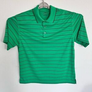 PGA Tour Men’s Green Striped Golf Polo

Size XL